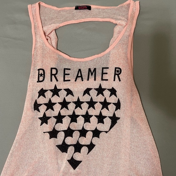 Blush women’s light pink slouchy back sleeves round neck size L - Picture 5 of 8